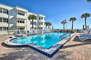 Coastal Condo Escape with Patio Steps to Beach